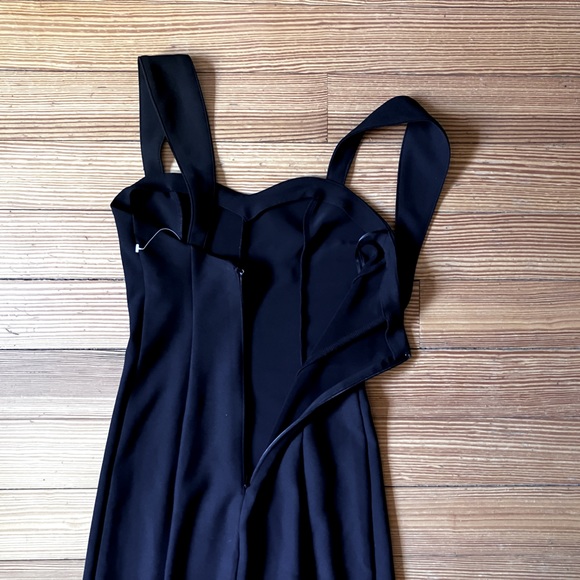 NWT Abercrombie & Fitch Wide Strap Corset Dress in Black Sz XST - Picture 9 of 12